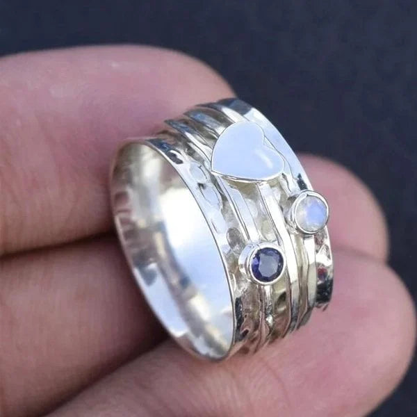 Rotating Heart Ring
