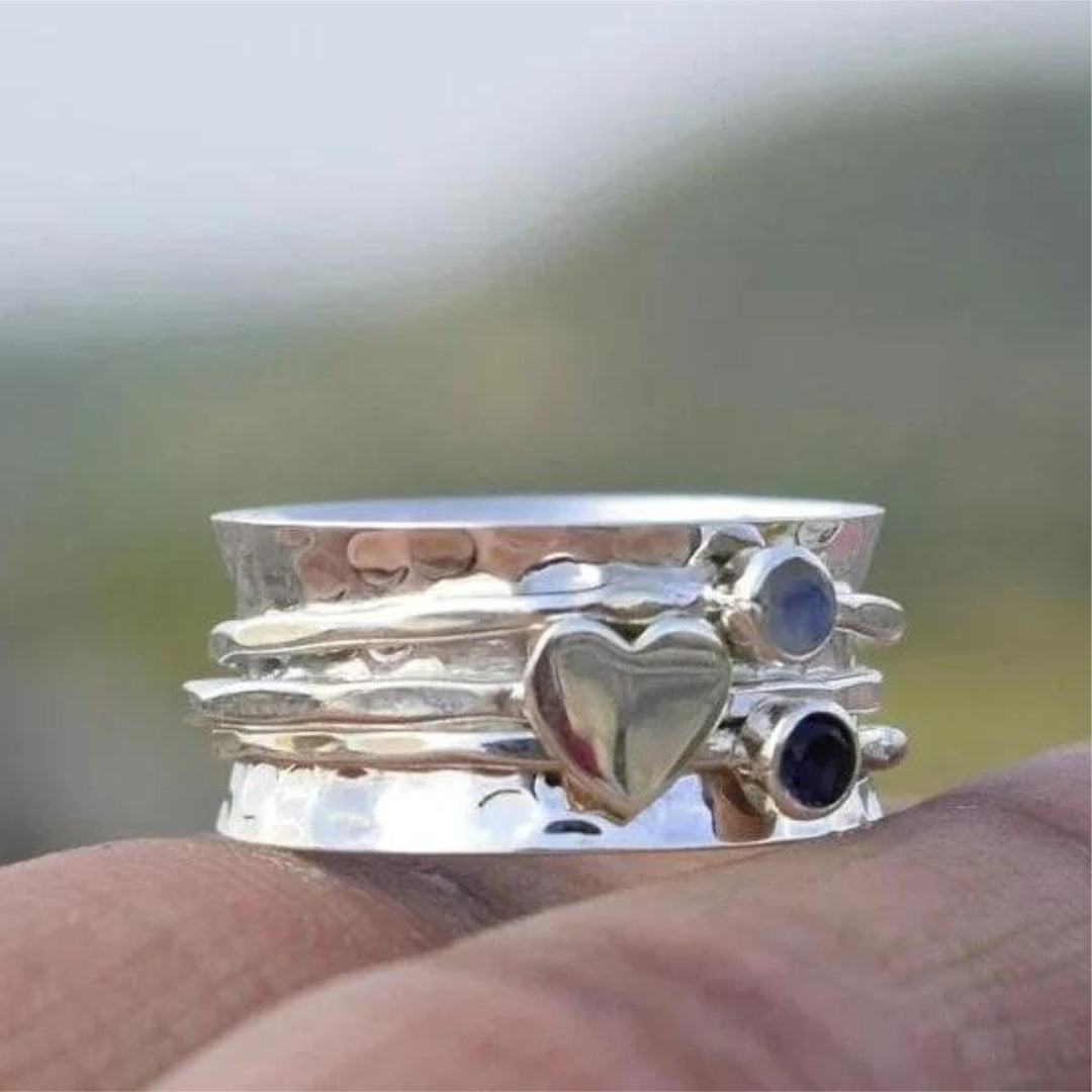 Rotating Heart Ring