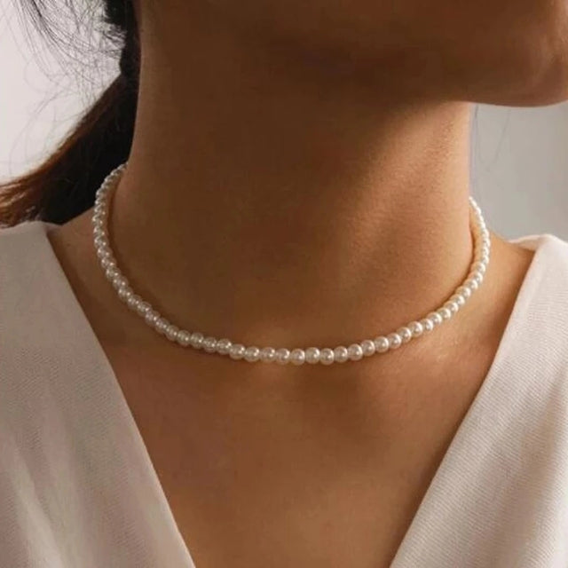 Sterling Silver Beaded Necklace