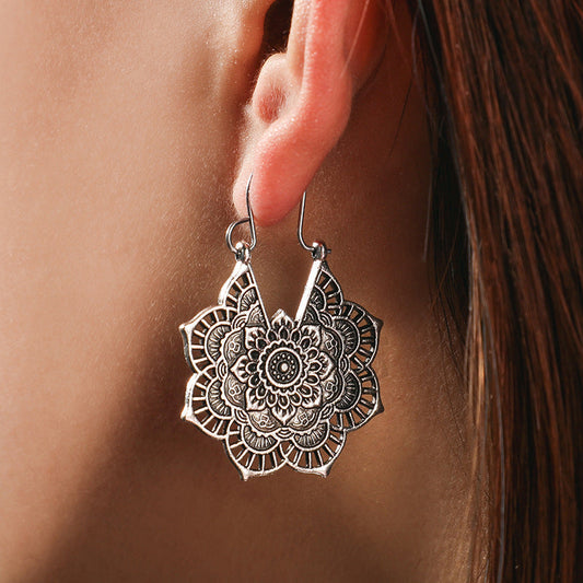 Floral Mandala Earrings