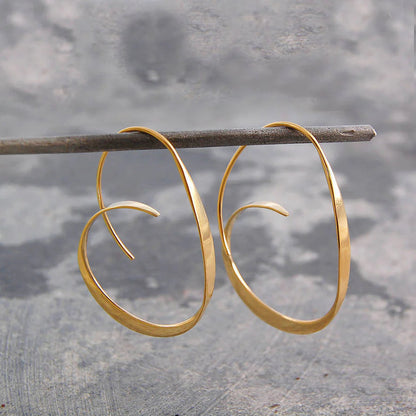 Twisted Hoop Earrings
