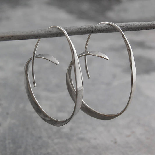 Twisted Hoop Earrings