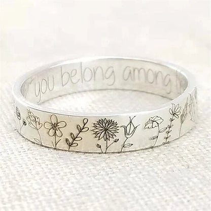 Floral Dandelion-Inspired Ring