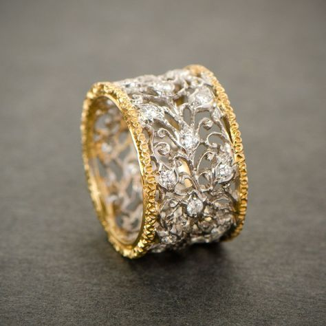 Retro Zirconia Ivy-Inspired Ring