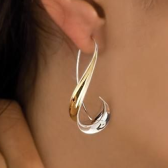 Retro Gold Drop Earrings